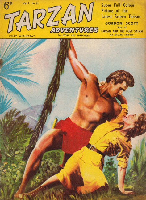 1958 <b><I>Tarzan Adventures</I></b> (<b>Vol. 7  No. 51</b>), ed. M.M.